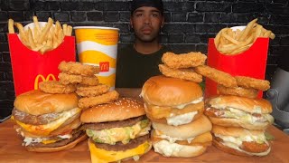 ASMR MCDONALDS MUKBANG [upl. by Becker]