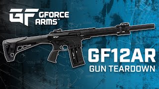 GForce Arms  GF12AR SemiAutomatic Shotgun Firearm Teardown [upl. by Imis]