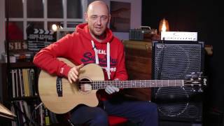 Cort Acoustic Bass Review  Scotts Bass Lessons [upl. by Cam]