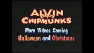 Closing to Alvin amp the Chipmunks SingAlongs Ragtime Cowboy Joe 1993 VHS [upl. by Akerahs838]