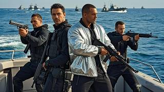 Action Movie Drug lords kidnap soldiers SWAT launches a highspeed boat chase and takes them down [upl. by Yetak]