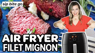 Air Fryer Filet Mignon Recipe The Best [upl. by Esme]