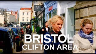 Clifton Bristol UK What to see in 1 Day  Town to Clifton Suspension Bridge [upl. by Atinel]