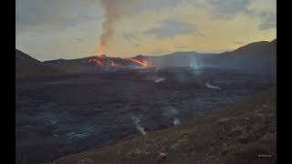 Meradalir 2 timelapse July 28th 2021 Geldingadalir Volcano Iceland [upl. by Ide]