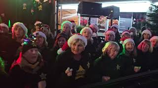 WHAT CHRISTMAS MEANS TO ME Rock Choir at Birkdale Lights Switch On 1st December 2024 [upl. by Teddie]