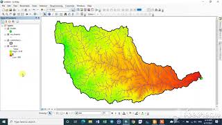 Watershed Delineation Using DEM Data Full  ArcGIS [upl. by Sidky946]