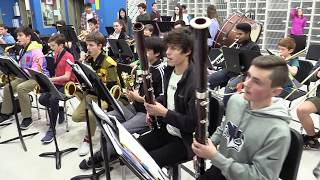 Lake Travis HS Wind Ensemble amp LTMS Band Rehearsal [upl. by Nikos223]