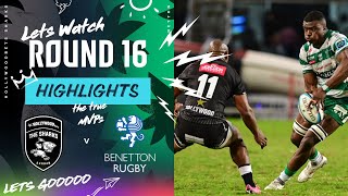 Hollywoodbets Sharks v Benetton Rugby  Instant Highlights  Round 16  URC 202324 [upl. by Nitas]