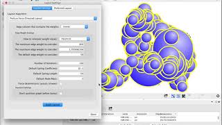 Cytoscape Layout Settings [upl. by Ewolram989]