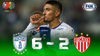 Pachuca  Necaxa 62  GOLES  Jornada 15  Liga MX [upl. by Leirea]