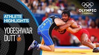 Yogeshwar Dutt at London 2012  Athlete Highlights [upl. by Ancier74]