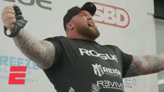 The Mountain Hafthor Bjornsson deadlifts 1104 pounds to set new world record  ESPN 8 The Ocho [upl. by Roarke]