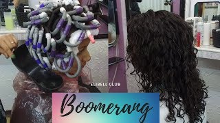 Permanente con BoomerangRizos PermanentesCurly Perm  Before And After❤️ELIBELL CLUB❤️ [upl. by Diantha293]