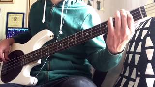 Slide Away  Oasis  Bass Cover [upl. by Kajdan]