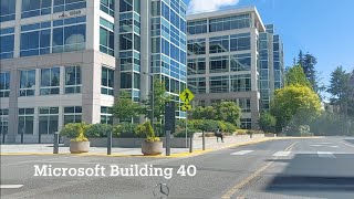 Microsoft Redmond Campus Tour 2022 [upl. by Marchak864]