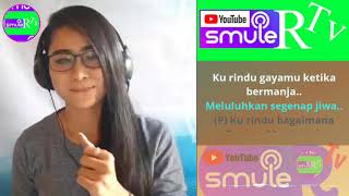 Gala Gala  Karaoke Smule duet bareng Tasya karaokedirumahaja [upl. by Adnorat843]