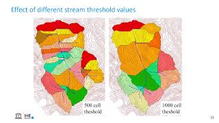 Stream and catchment delineation with GIS theory [upl. by Nywrad]