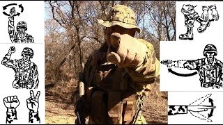 INFANTRYMANS GUIDE Basic Hand amp Arm Signals [upl. by Oakie]