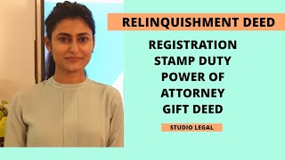 Relinquishment Deed Stamp Duty Registration Power of Attorney Gift Deed [upl. by Ash180]