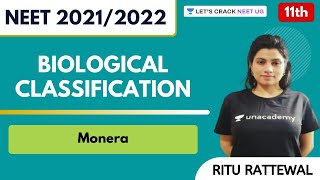 Biological Classification  Monera  Class 11th  NEET Biology  NEET 20212022 [upl. by Aili203]