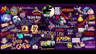 Top 100 Musical Theater Songs [upl. by Ainuj]