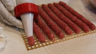 Easy to Make Beef Jerky with Ground Meat [upl. by Yesnnyl]