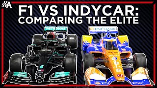 IndyCar vs Formula 1 car Technical Comparison [upl. by Nyladam]