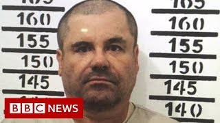 El Chapo Rare prison video emerges  BBC News [upl. by Geof375]