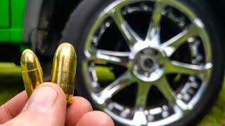 9mm or 45acp POP A TIRE [upl. by Ahsined554]