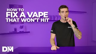 How To Fix A Disposable Vape That Wont Hit  Distromike [upl. by Asseniv484]