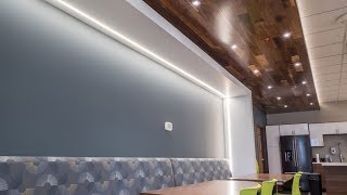 How to Install Recessed LED Channel and LED Strip Lights in Drywall for Recessed Linear Lighting [upl. by Bahr]