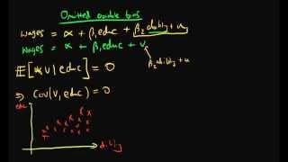 Omitted variable bias  example 2 [upl. by Oninotna]