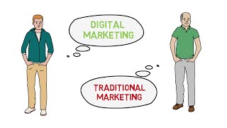 Digital Marketing vs Traditional Marketing  digiBigs [upl. by Agiaf281]