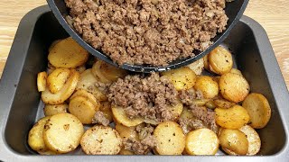 einfaches und schnelles Rezept Kartoffeln mit Hackfleisch erfreuen die ganze Familie [upl. by Lyrac]