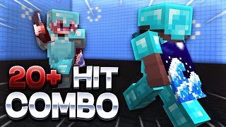 HOW TO COMBO LOCK Get 20 Hit Combos Minecraft PvP Tutorial [upl. by Sclar461]