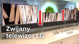 Oto ZWIJANY TELEWIZOR oraz LG OLED 8K [upl. by Arly]