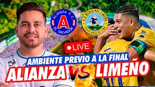 ⚽️🔴 EN VIVO Alianza FC vs Municipal Limeño  Ambiente previo a la gran final desde el Cuscatlán [upl. by Natassia]