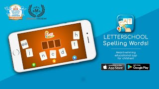 LetterSchool  Spelling Words  Learn how to spell 100 words free version demo [upl. by Essinger192]