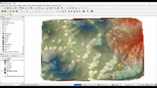 QGIS 314 Tutorial ।। Create contour and DEM ।। Google Earth ।। Geospatial Information Hub [upl. by Primrosa765]