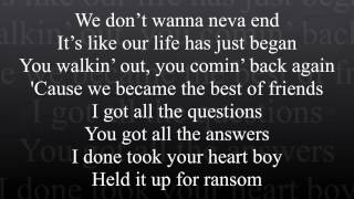 Future feat Kelly Rowland  Neva End remix with on screen lyrics [upl. by Assiroc]