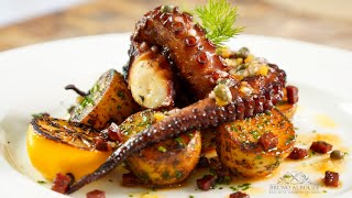 Grilled Spanish Octopus – Bruno Albouze [upl. by Alaunnoif]