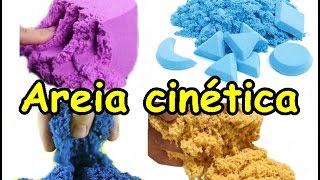 Como fazer areia cinética caseira [upl. by Atived]