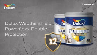 Dulux Weathershield PowerflexxDouble Protection [upl. by Mcdowell340]