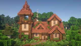 Minecraft Fairytale Cottage Tutorial [upl. by Toshiko707]