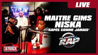 Maître Gims quotSapés comme jamaisquot feat Niska en live PlanèteRap [upl. by Ellenoj]