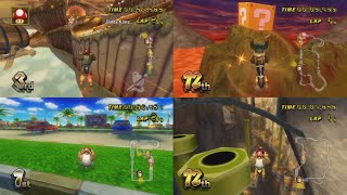 WR Mario Kart Wii Glitch Speedrun  All 32 Courses with Ultra Shortcuts in 5538 by Jcool114 [upl. by Sirrom]