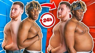 SIDEMEN MOST WEIGHT GAINED IN 24 HOURS CHALLENGE [upl. by Aubigny]