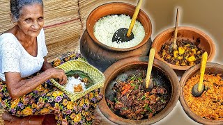 Traditional Village Rice and Curry by Grandma Menu [upl. by Kimberly]