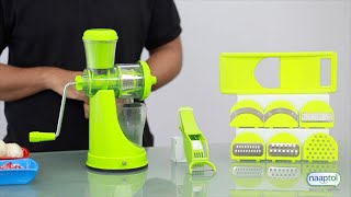 How to use Manual Juicer for everyday fresh juice [upl. by Gilroy]