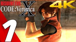 Resident Evil Code Veronica X HD  Gameplay Walkthrough Part 1  Prologue 4K UHD PS4Dolphin [upl. by Crespo]